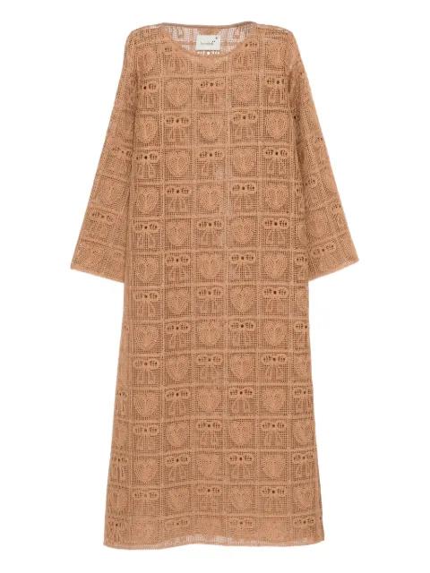 crochet maxi dress by BAMBAH