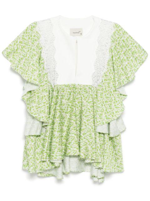 floral Azalea top by BAMBAH