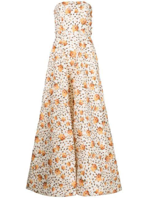 floral print gown by BAMBAH