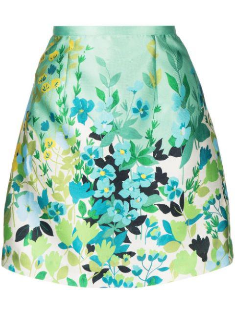 garden mikado mini skirt by BAMBAH