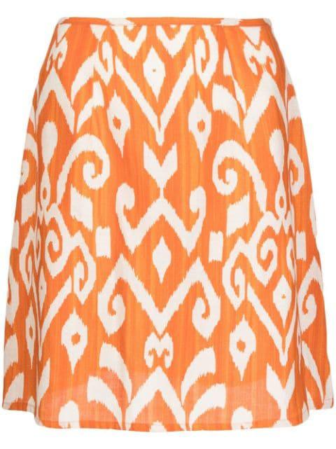 geometric mini skirt by BAMBAH