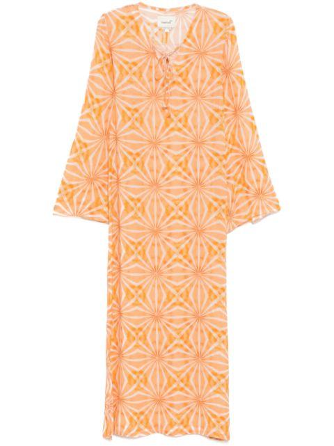 geometric-print dress by BAMBAH