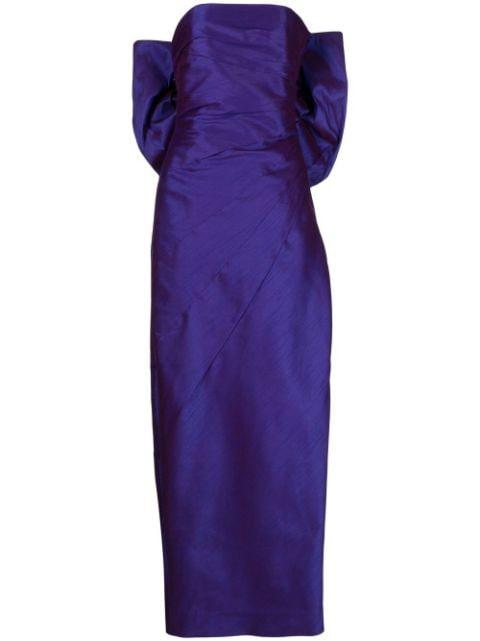 oversize bow detail gown by BAMBAH