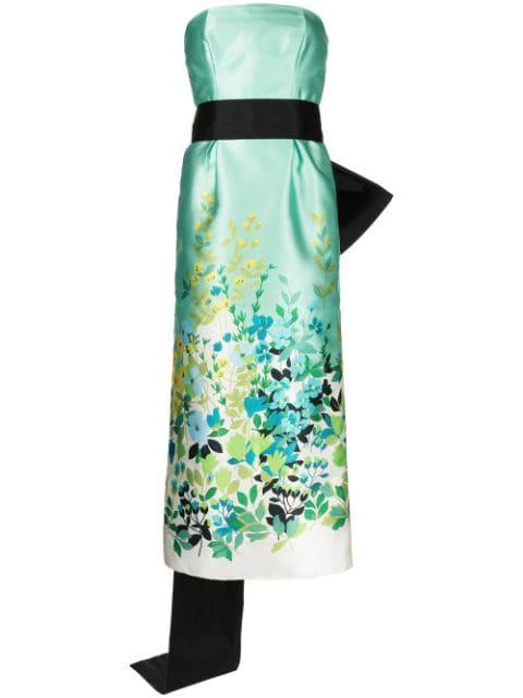 oversize bow detail gown by BAMBAH