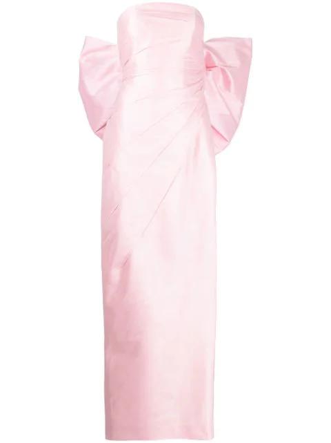 oversize bow detail gown by BAMBAH