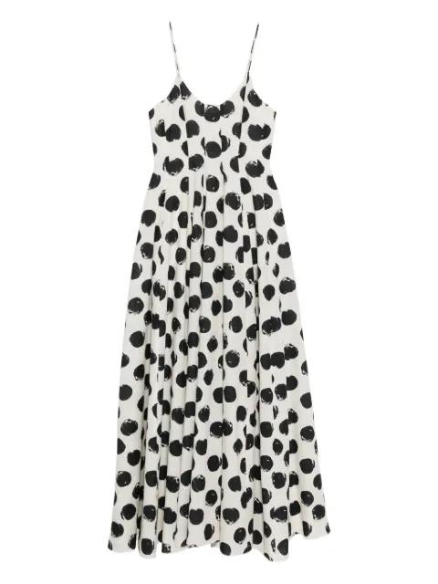 polka-dot maxi dress by BAMBAH