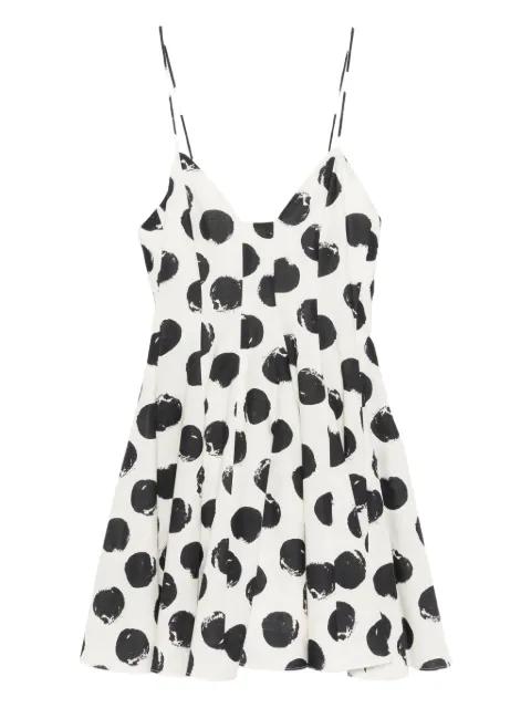 polka-dot mini dress by BAMBAH