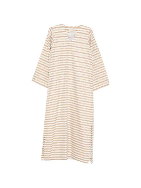 striped maxi dress by BAMBAH