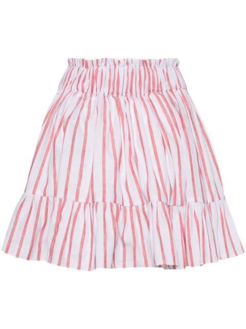 striped mini skirt by BAMBAH