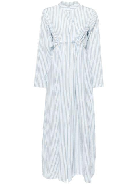 striped tie string kaftan by BAMBAH