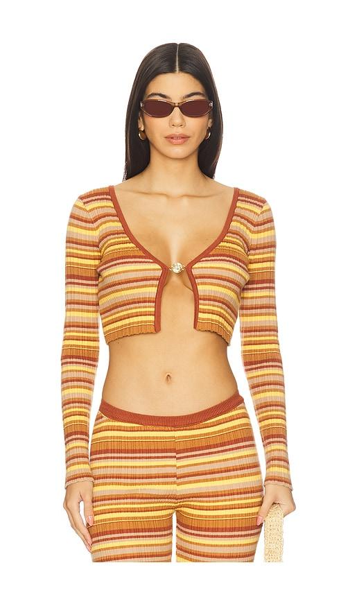 Bananhot Ann Cardigan in Brown by BANANHOT