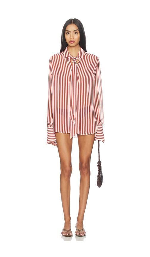 Bananhot Bowie Shirt Dress in Cream by BANANHOT