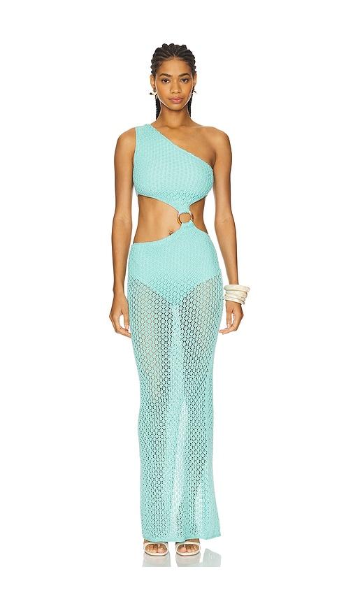 Bananhot Brie Dress in Teal by BANANHOT