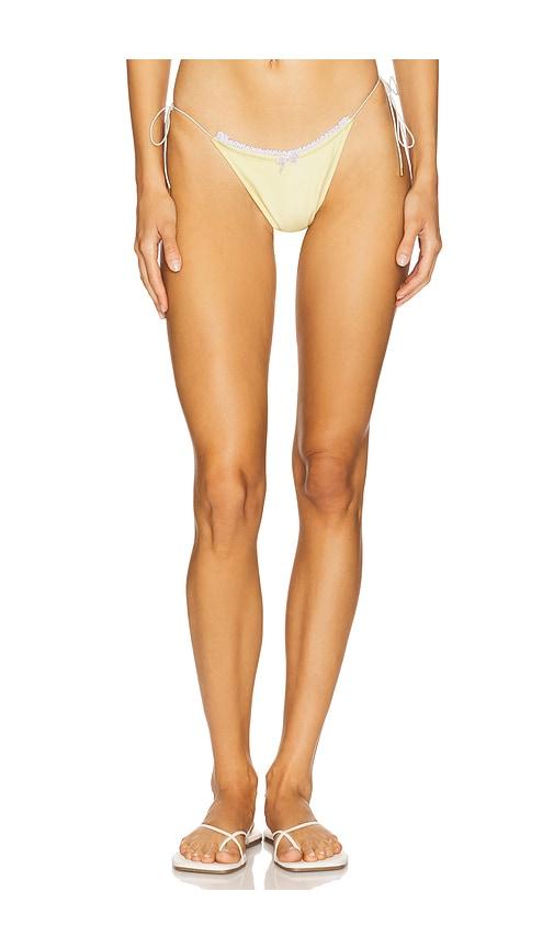 Bananhot Flora Bikini Bottom in Lemon by BANANHOT