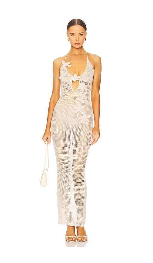 Bananhot Hilsa Maxi Dress in Cream by BANANHOT