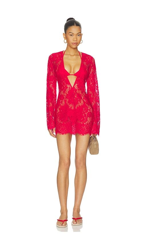 Bananhot Millie Mini Dress in Red by BANANHOT