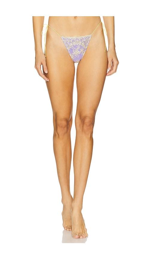 Bananhot Nina Bikini Bottom in Yellow,Blue by BANANHOT