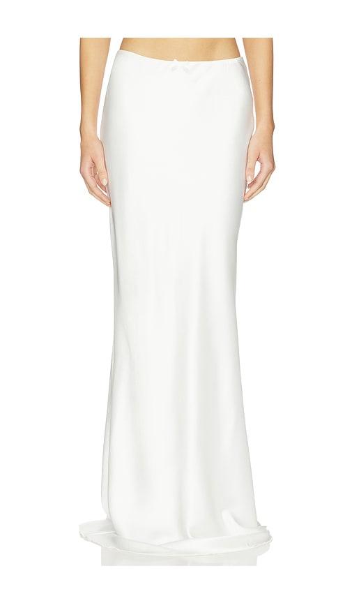 Bananhot Nona Skirt in White by BANANHOT