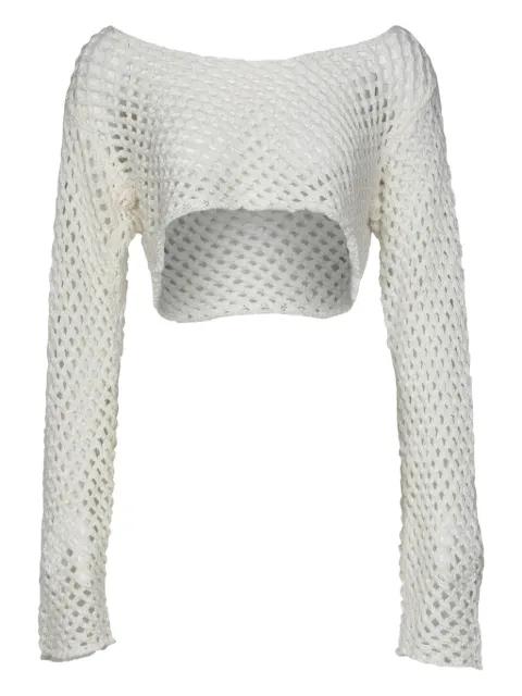 long-sleeve knitted top by BANANHOT