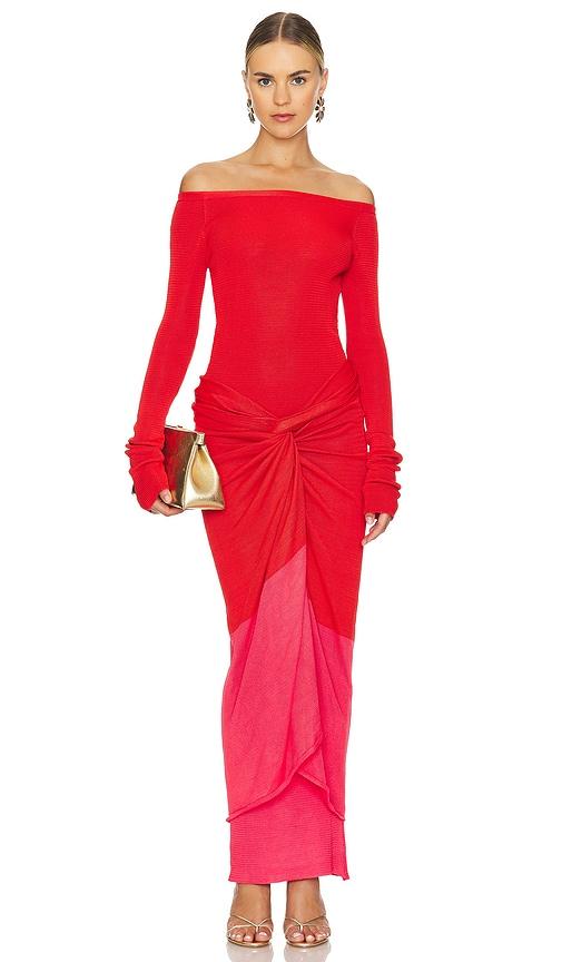 Baobab Amar Dress in Red by BAOBAB
