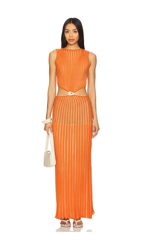 Baobab Blade Maxi Dress in Orange by BAOBAB