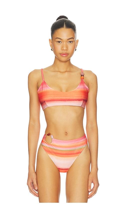 Baobab Itala Bikini Top in Orange by BAOBAB