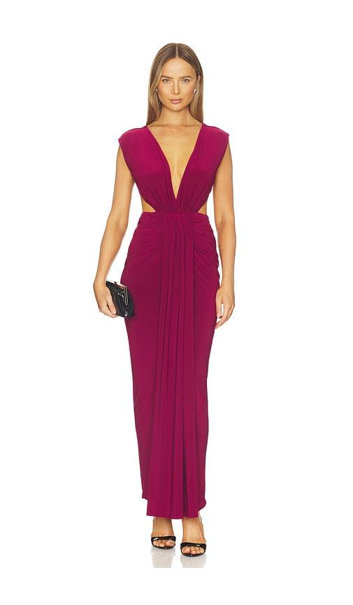 Baobab Nia Maxi Dress in Burgundy by BAOBAB