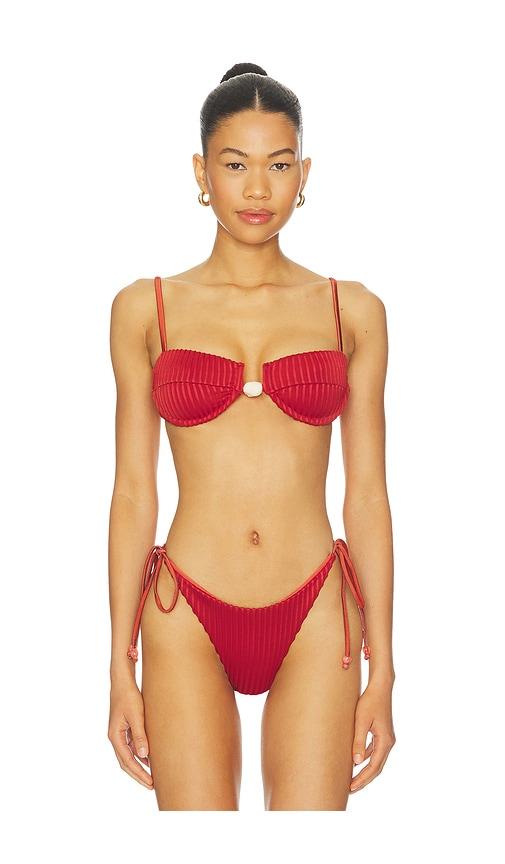 Baobab Roma Bikini Top in Brick by BAOBAB