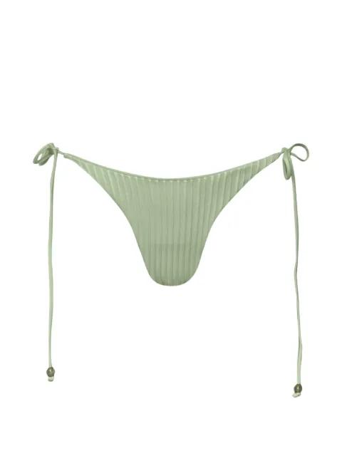 Kaia self-tie textured bikini bottom by BAOBAB