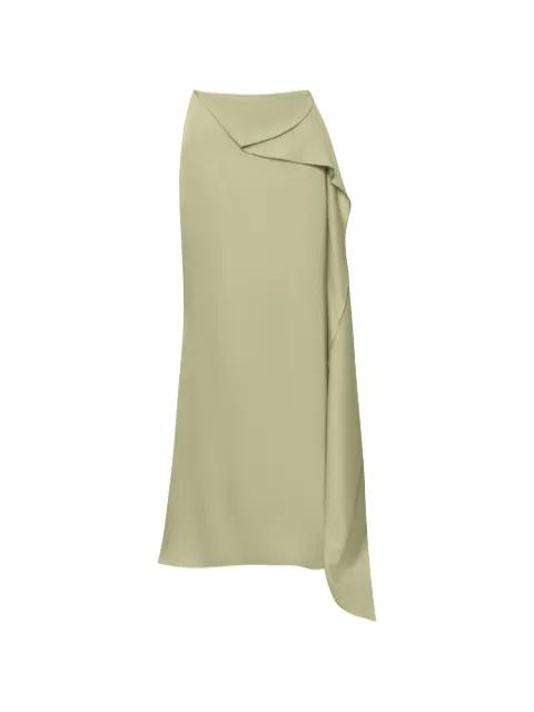 Lorena asymmetric slit maxi skirt by BAOBAB
