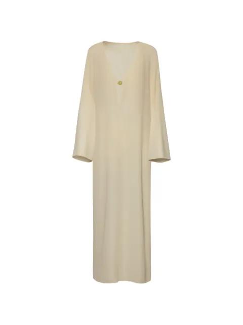 Luna bell-sleeves cut-out maxi cover-up by BAOBAB