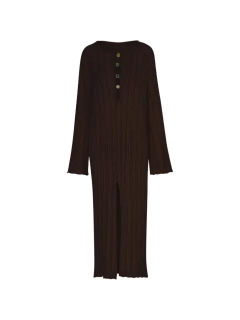 Mamu resin-embellished cut-out maxi dress by BAOBAB