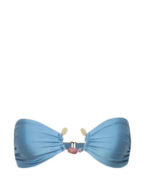 Nala ring-detail bikini top by BAOBAB