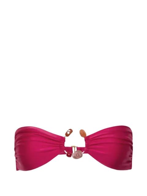 Nala ring-detail bikini top by BAOBAB