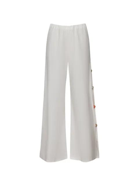 Wayra resin-stones embellished-slit trousers by BAOBAB