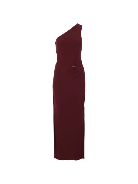 one-shoulder ring-detail maxi dress by BAOBAB