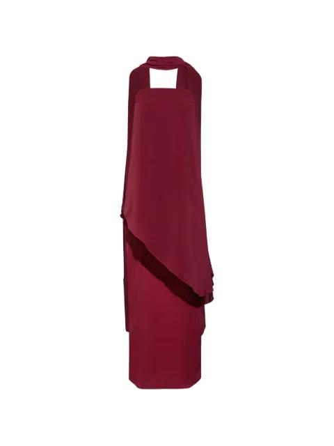strapless scarf-detail dress by BAOBAB