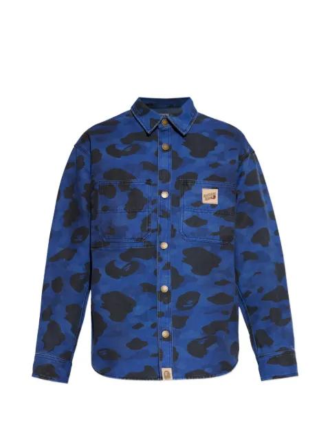 1ST Camo camouflage logo-patch shirt by BAPE