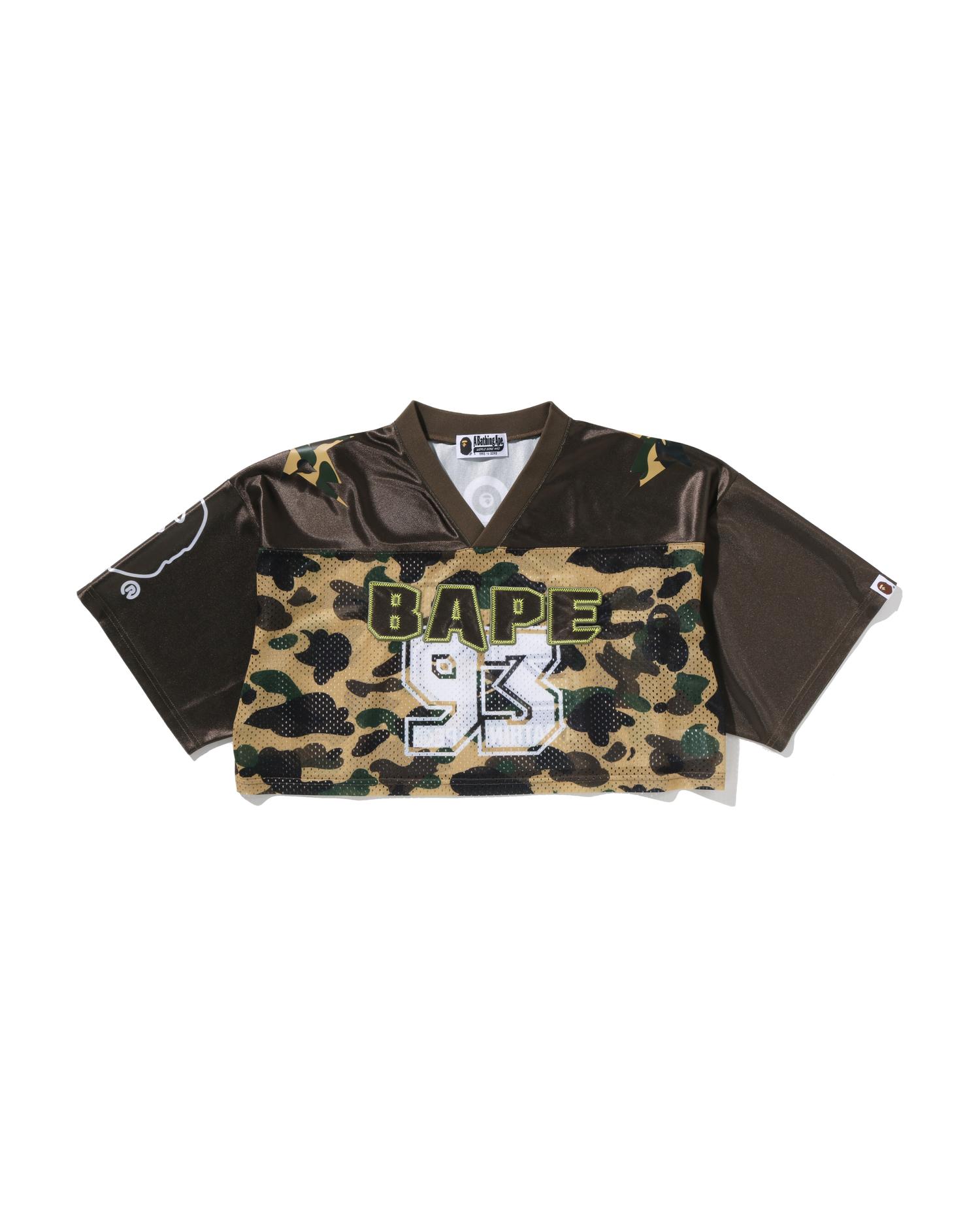 1st Camo BAPE Cropped Football Tee by BAPE