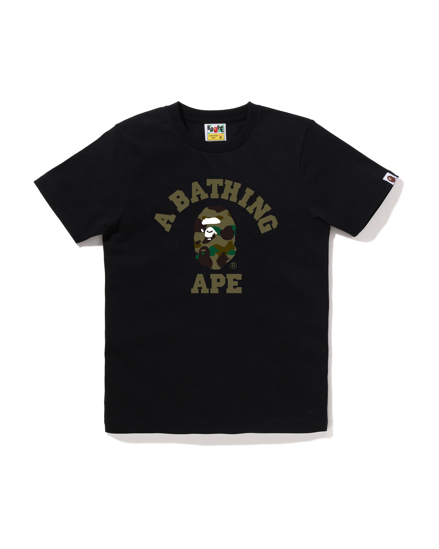 1st Camo College Tee by BAPE