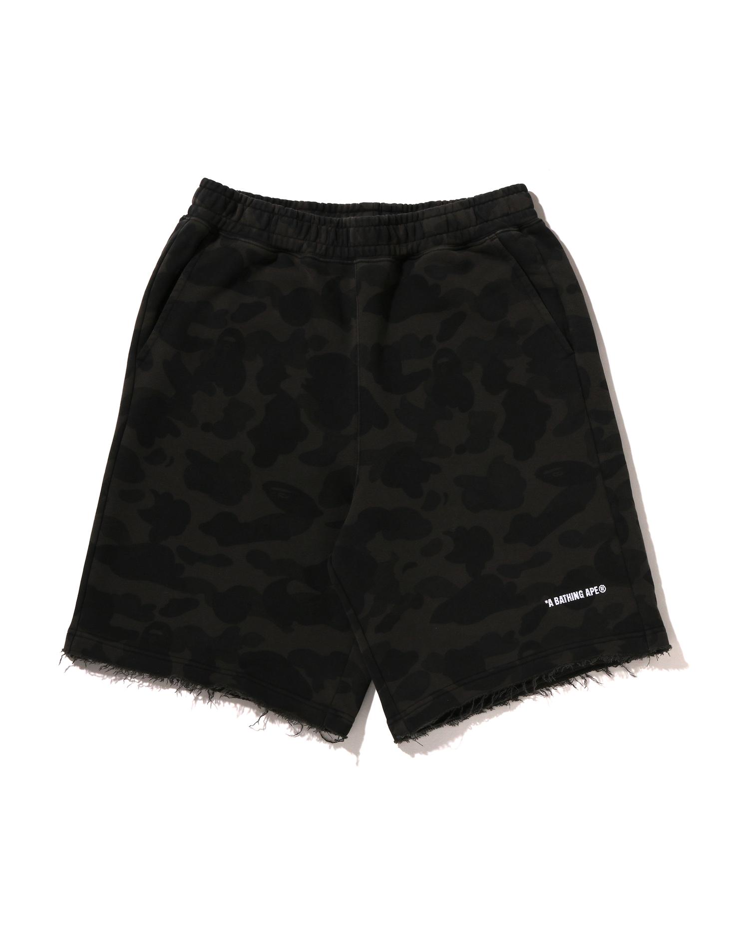 1st Camo Heavy Washed Relaxed Fit Sweat Shorts by BAPE