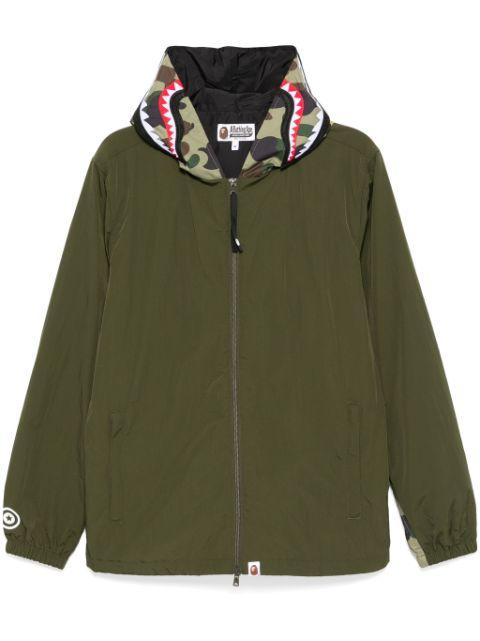 1st camo shark hoodie jacket by BAPE