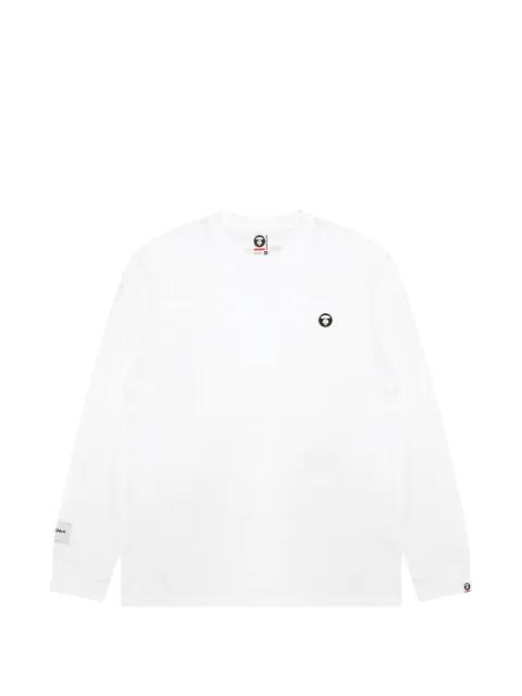 AAPENOW Moonface long-sleeve T-shirt by BAPE