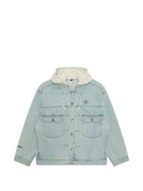 AAPENOW hoodied denim jacket by BAPE