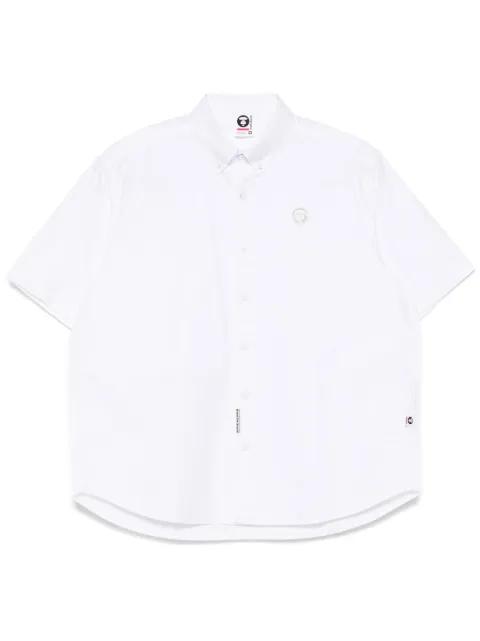 AAPENOW moonface-logo shirt by BAPE