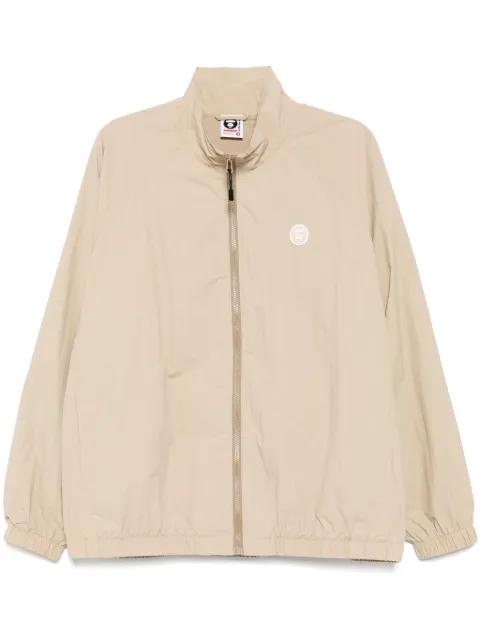 AAPENOW moonface-logo windbreaker jacket by BAPE