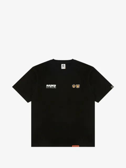 AAPER logo-patch T-shirt by BAPE
