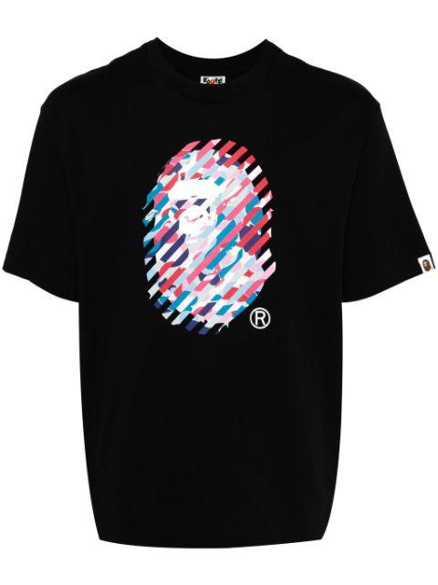 ABC CAMO ILLUSION APE HEAD RELAXED FIT tee by BAPE