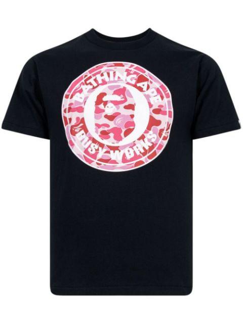 ABC Camo Busy Works "Black/Pink" T-shirt by BAPE