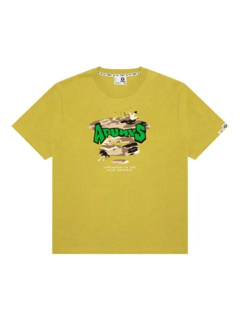 Aape Head camo-print T-shirt by BAPE